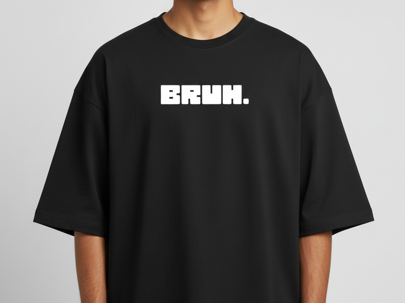 black-oversized-tee-caretgoods-bruh
