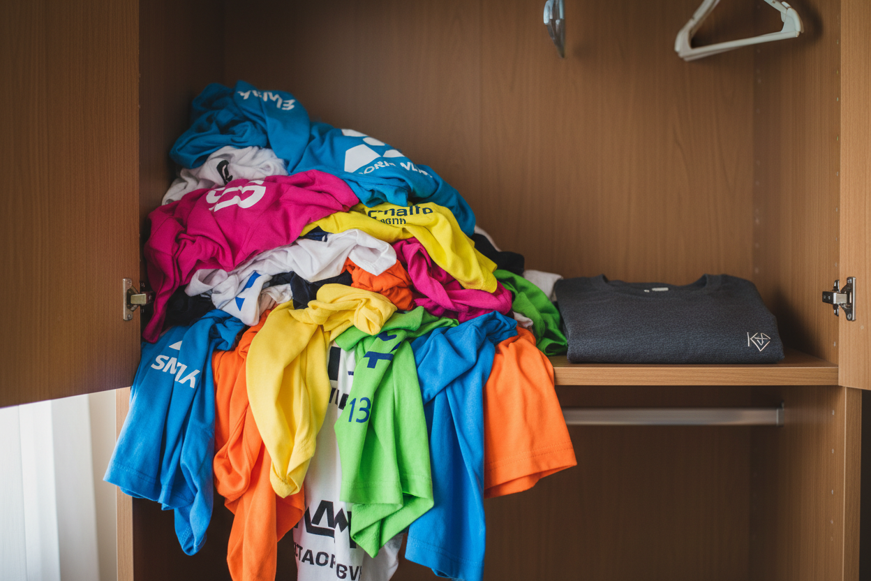 Why your free conference t-shirts are costing you more than you think