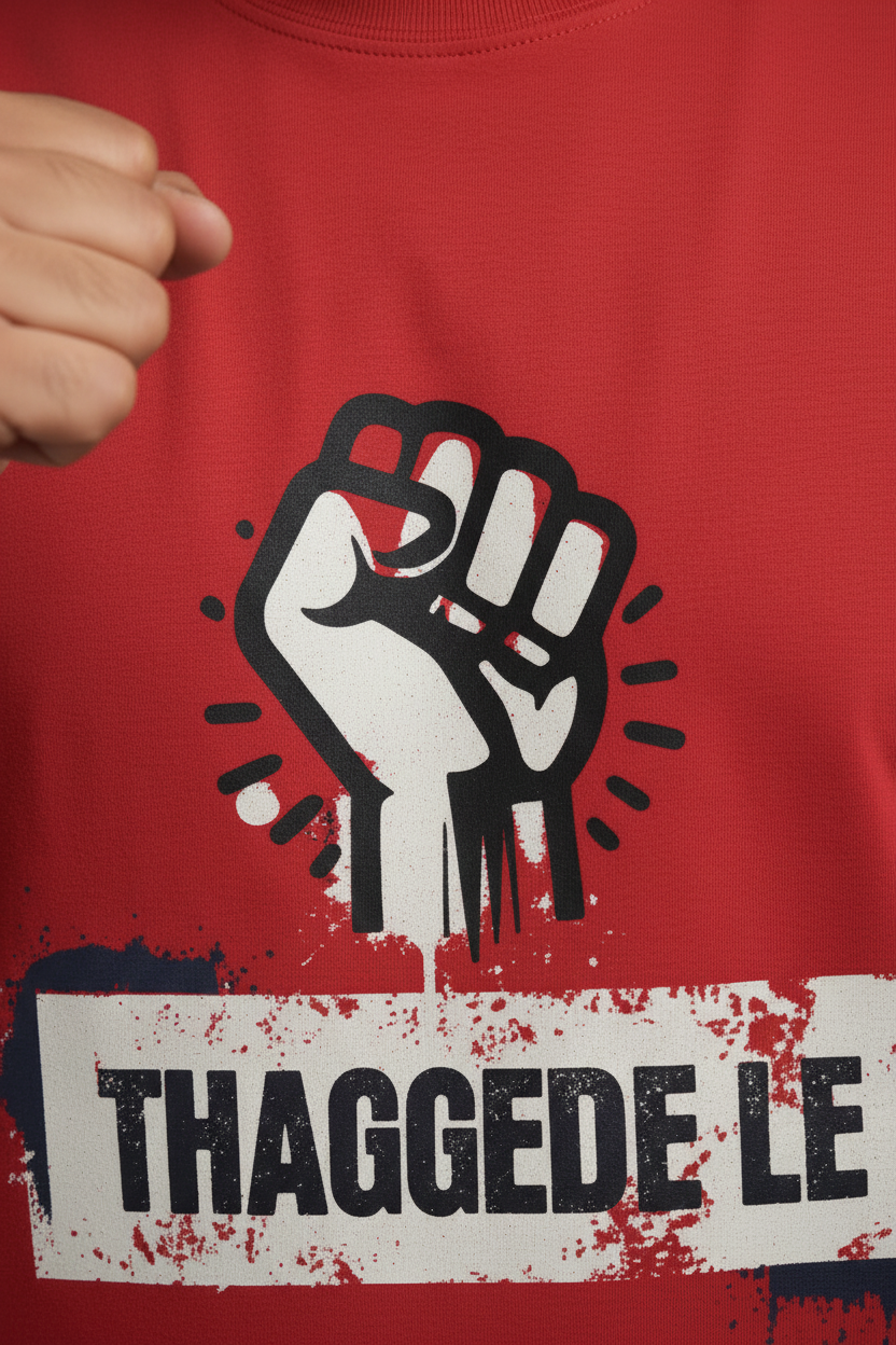 Thaggede Le – Telugu Slang Classic Crew T-Shirt