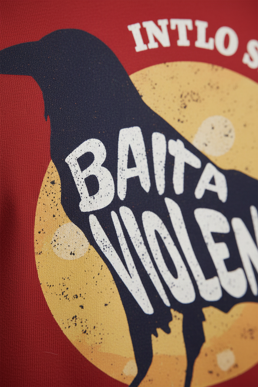 Intlo Silent Baita Violent – Telugu Slang T-Shirt