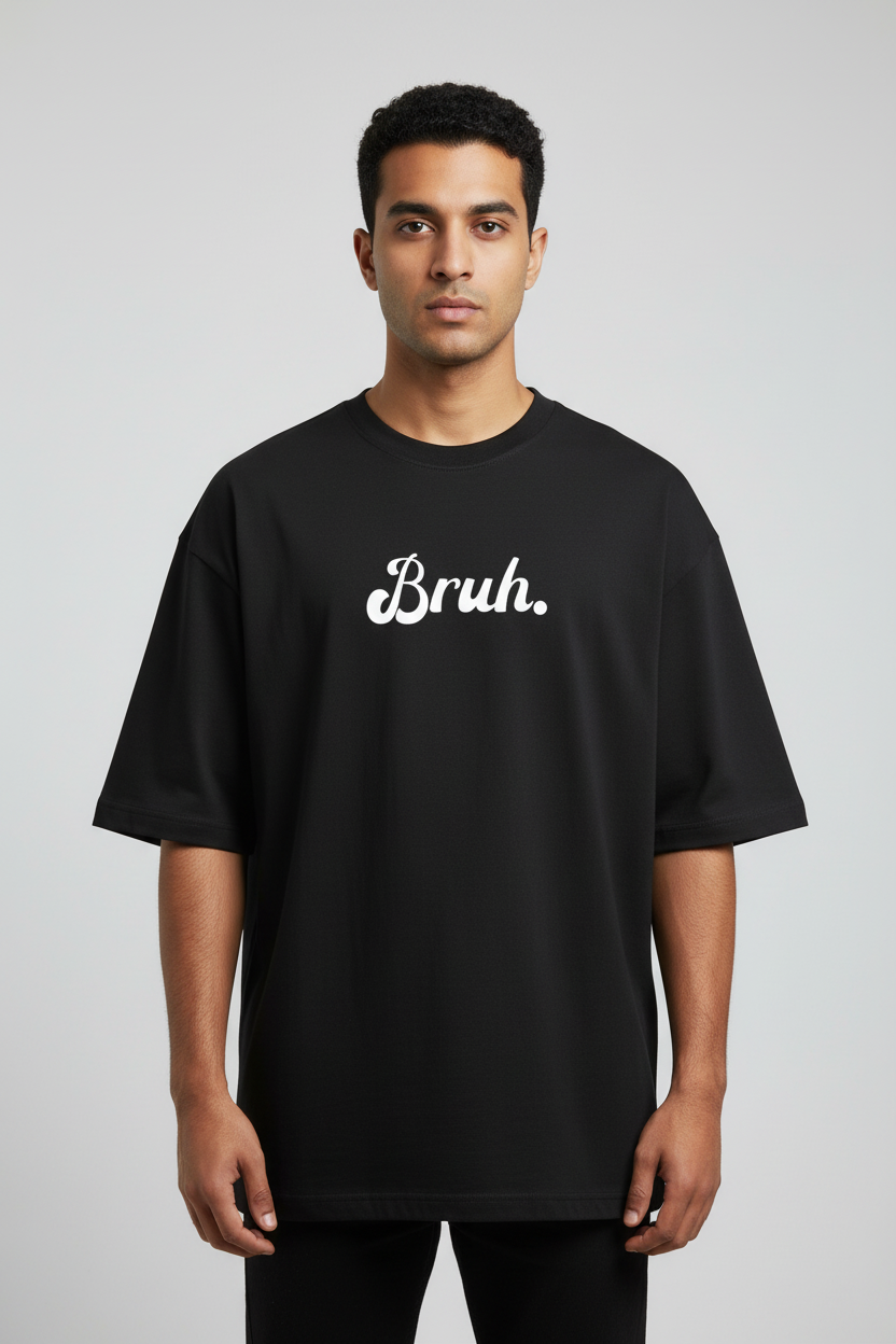 Bruh - Unisex Terry Oversized Tee