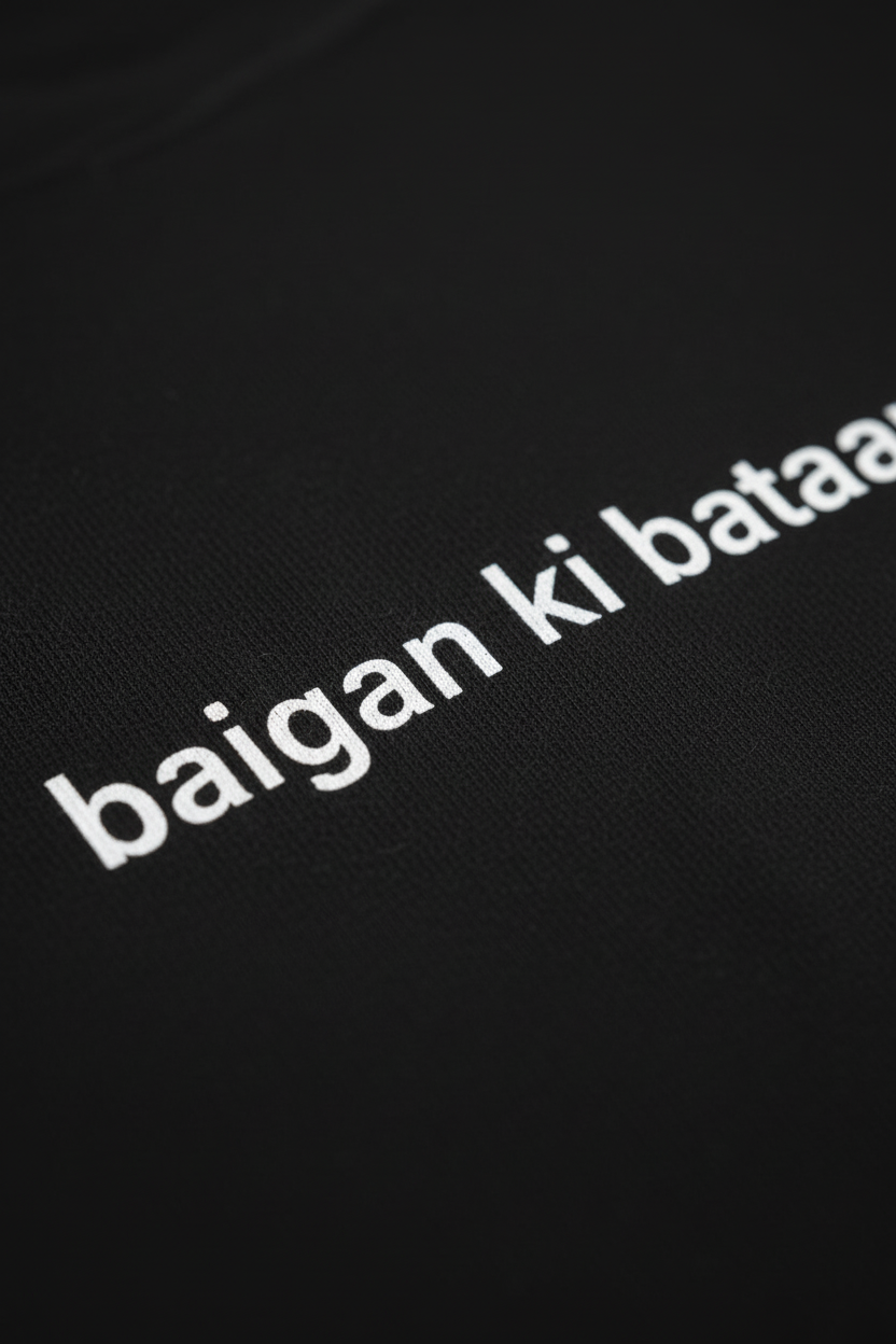Baigan Ki Baatan – Hyderabadi Slang Supima T-Shirt