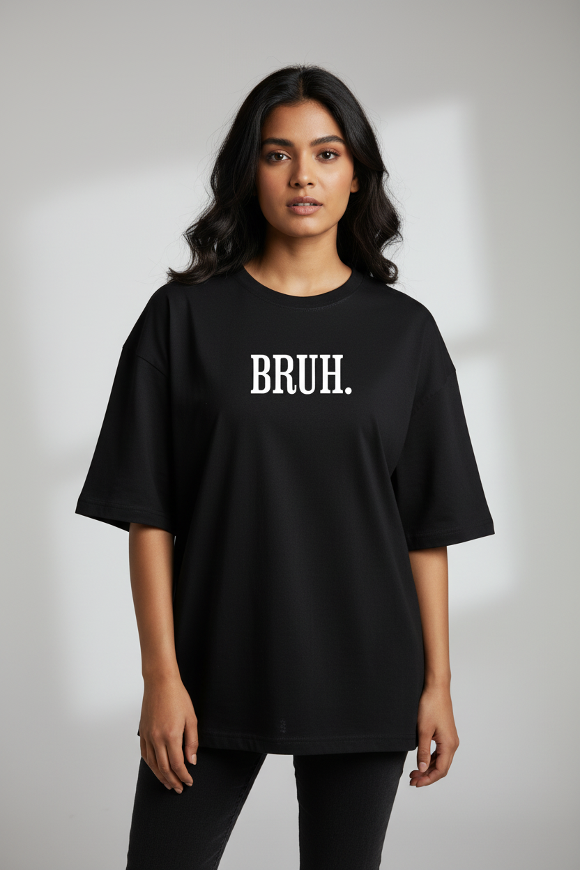 Bruh - Unisex Terry Oversized Tee