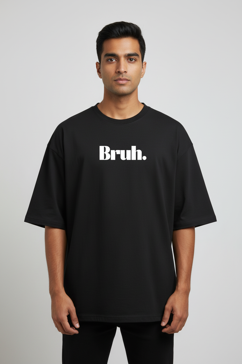 Bruh - Unisex Terry Oversized Tee
