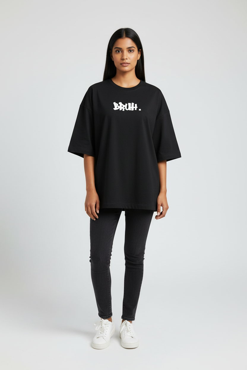 Bruh - Unisex Terry Oversized Tee