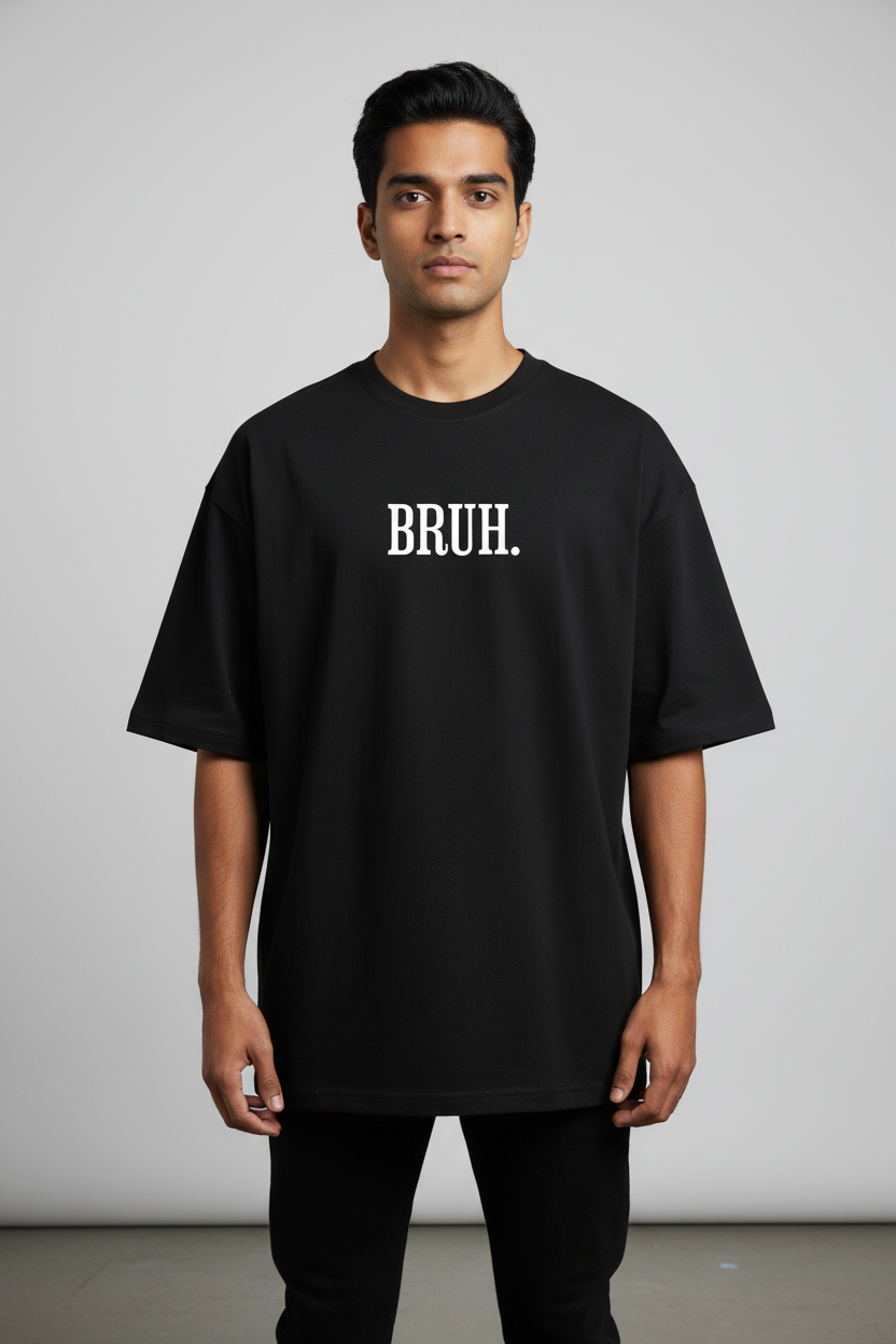 Bruh - Unisex Terry Oversized Tee