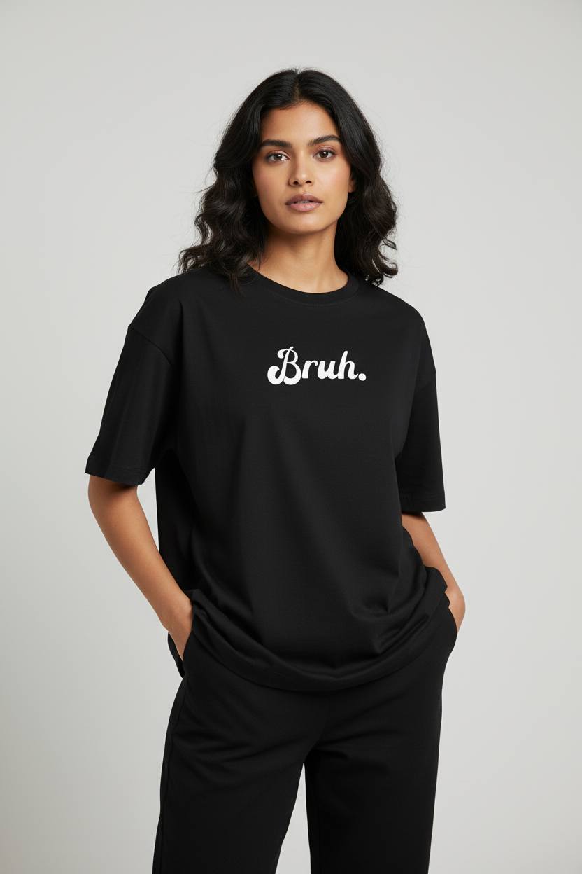 Bruh - Unisex Terry Oversized Tee