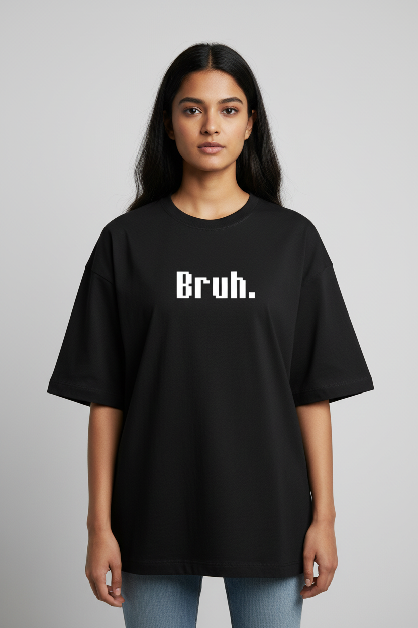 Bruh - Unisex Terry Oversized Tee