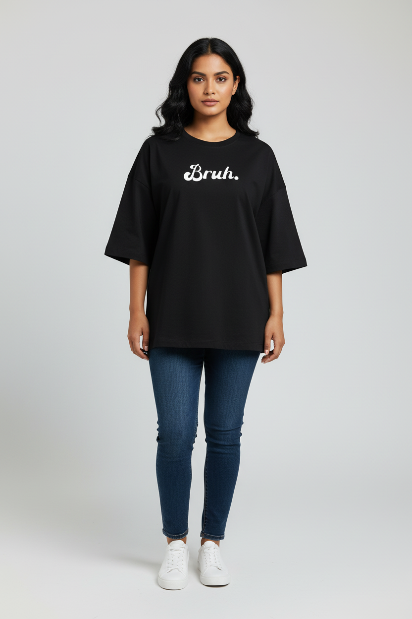 Bruh - Unisex Terry Oversized Tee