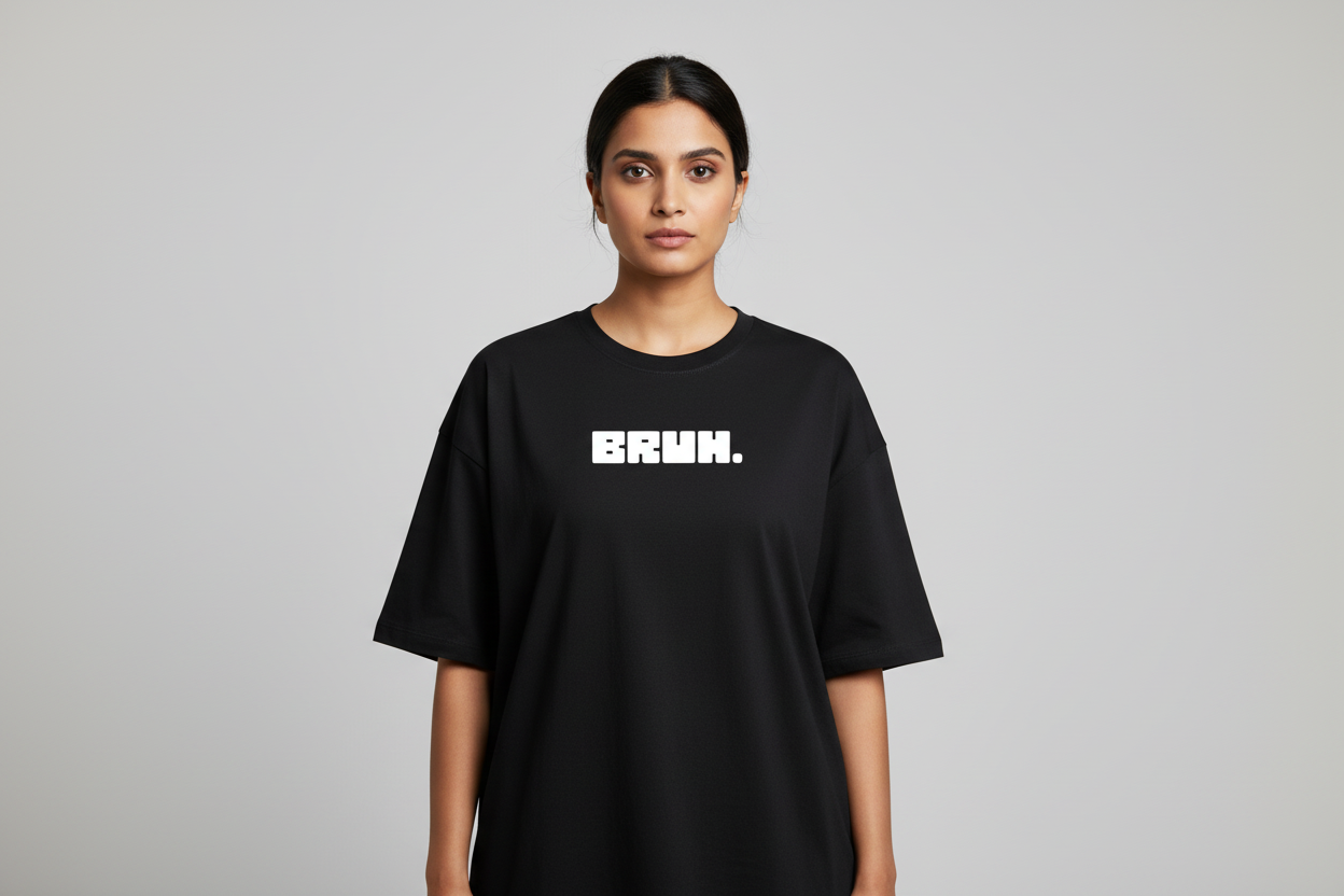 Bruh - Unisex Terry Oversized Tee