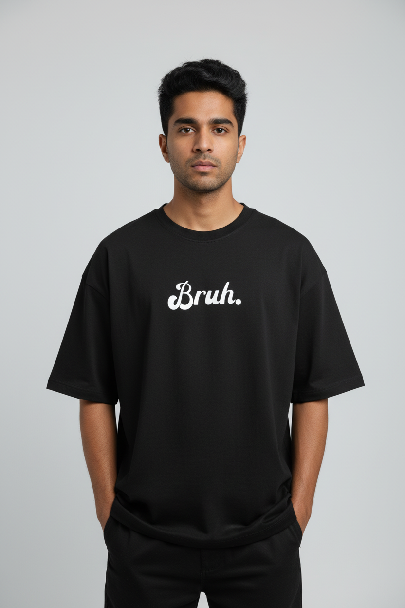 Bruh - Unisex Terry Oversized Tee