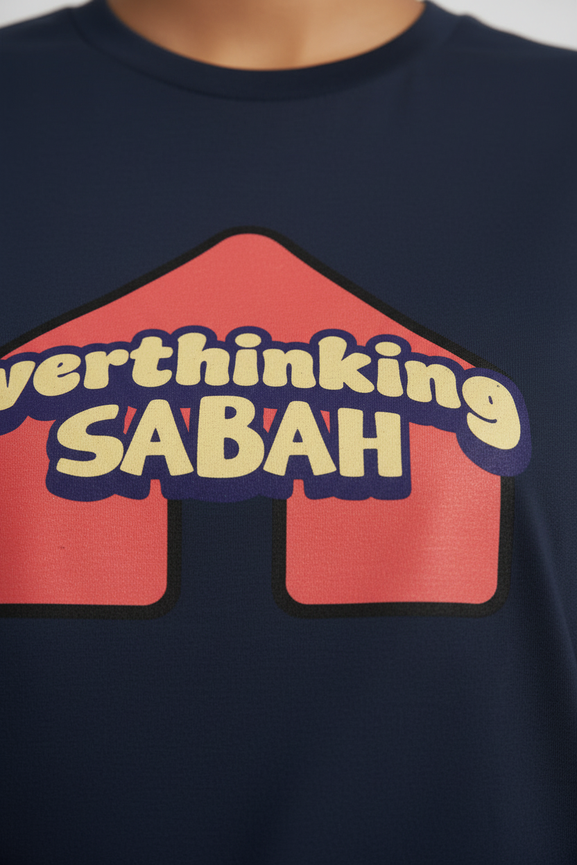 Overthinking Sabah – Telugu Slang Supima T-Shirt