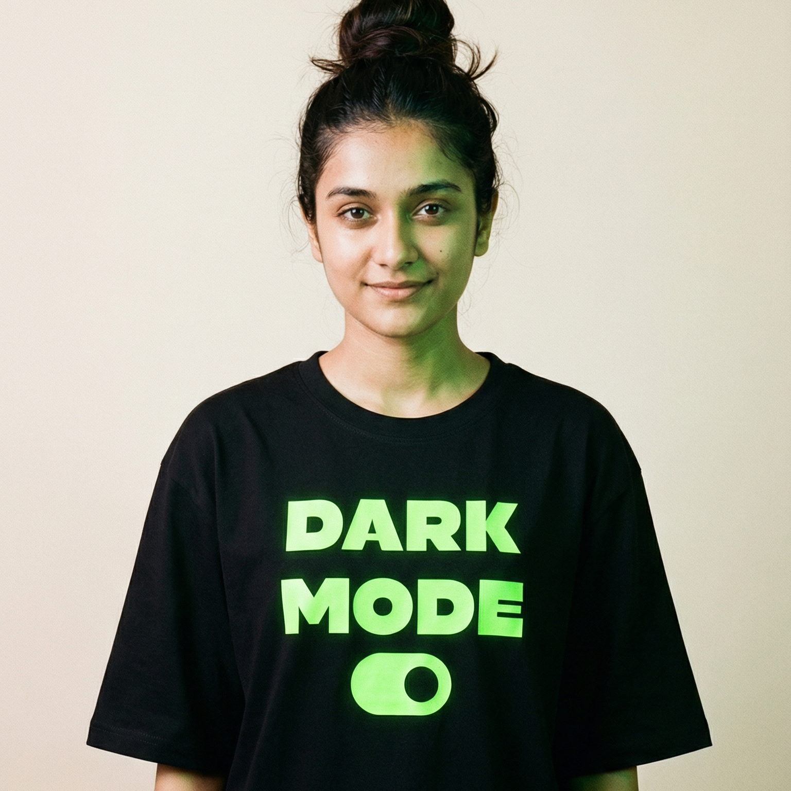 Dark Mode [Glow In The Dark] - Oversized Unisex Developer T Shirt