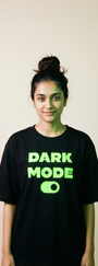 Dark Mode [Glow In The Dark] - Oversized Unisex Developer T Shirt
