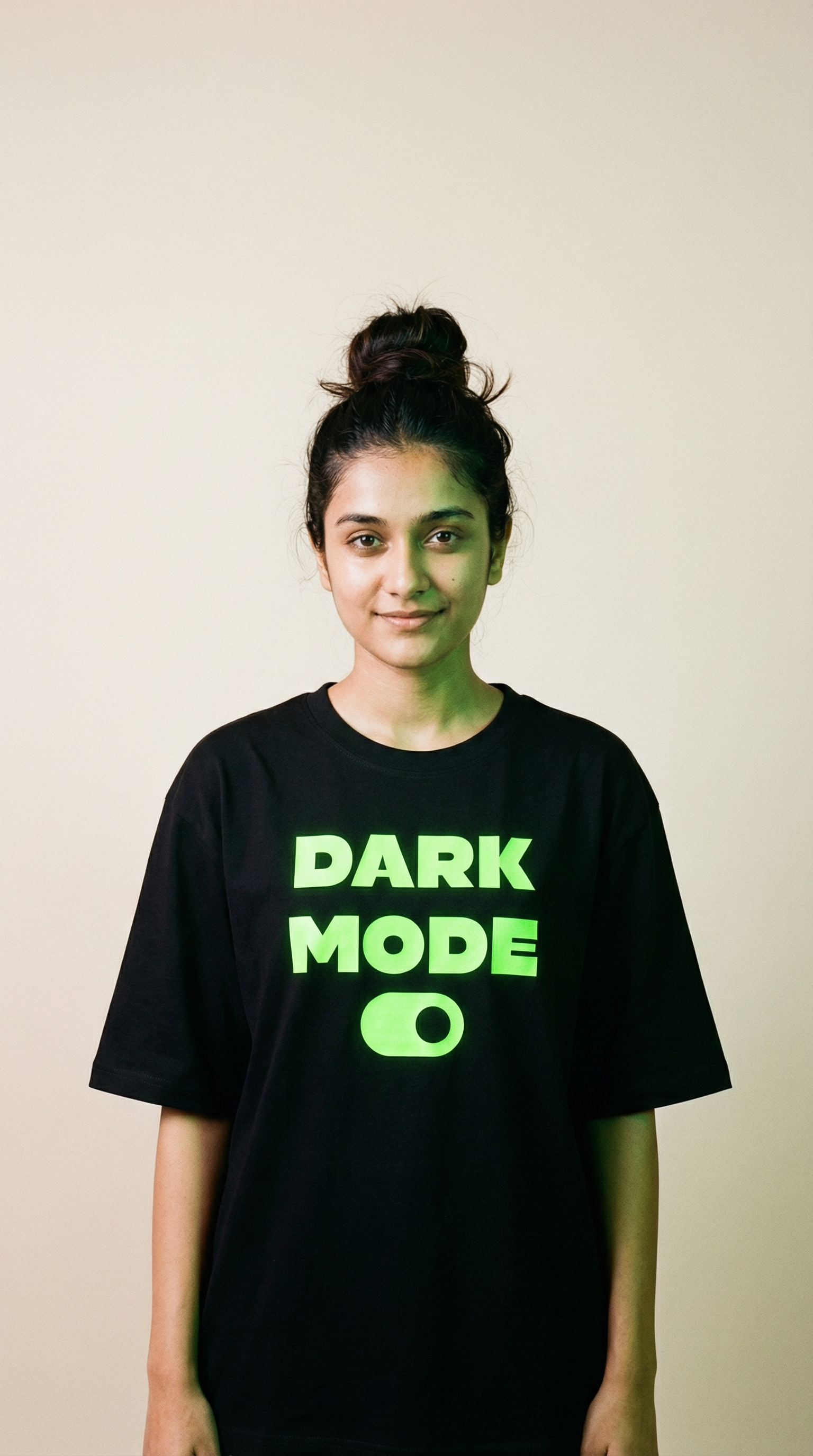 Dark Mode [Glow In The Dark] - Oversized Unisex Developer T Shirt