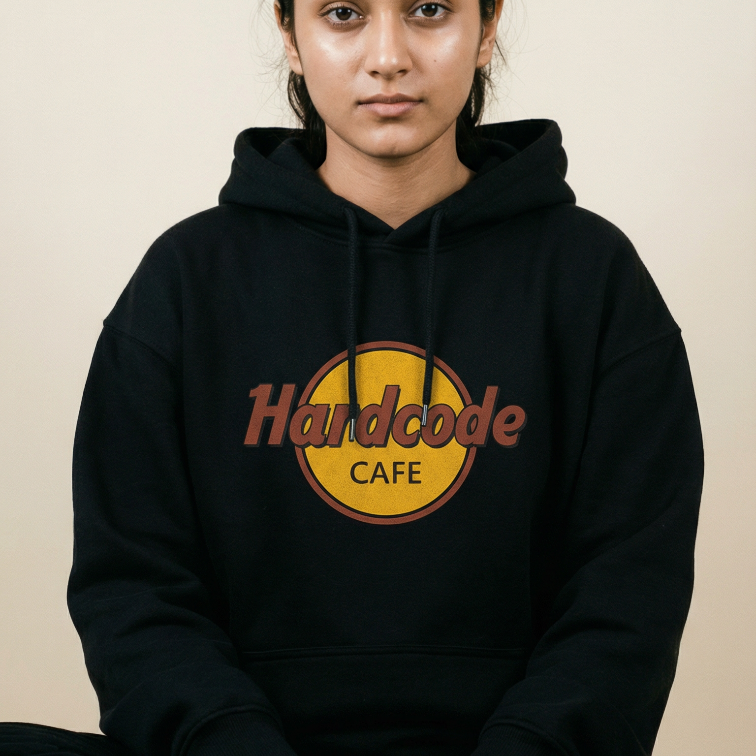 Hardcode Cafe - Unisex Oversized Hoodie