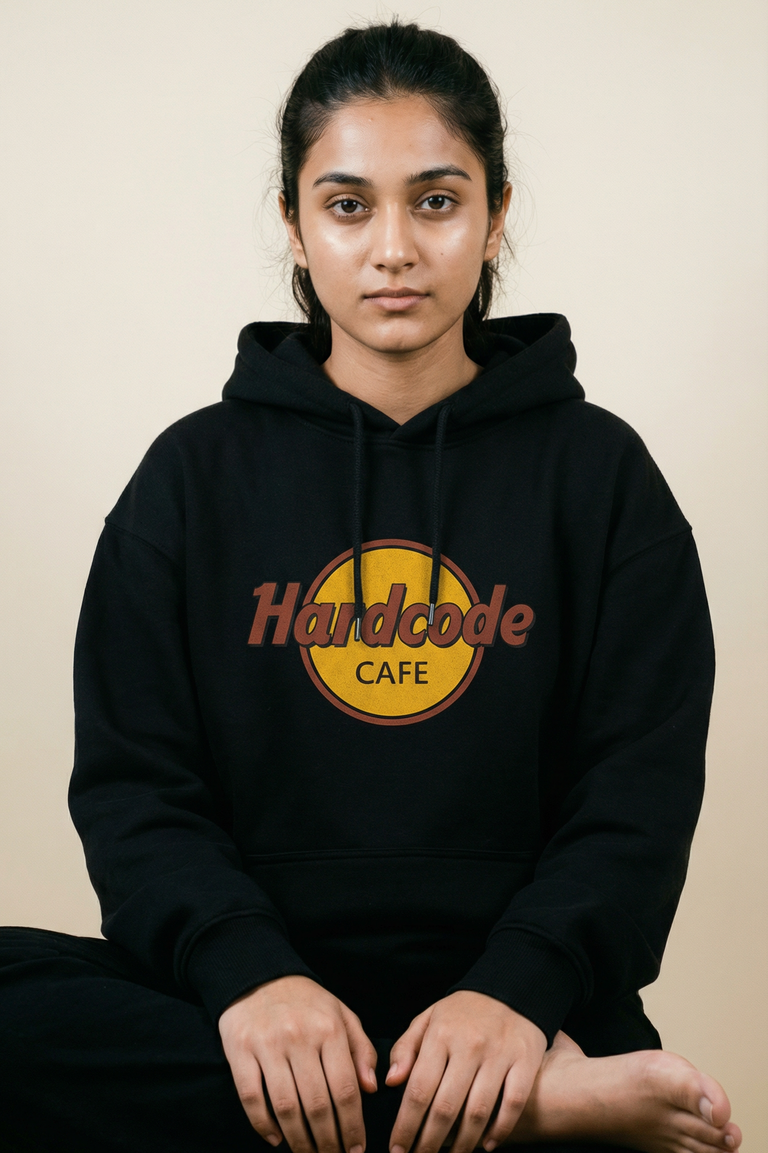 Hardcode Cafe - Unisex Oversized Hoodie