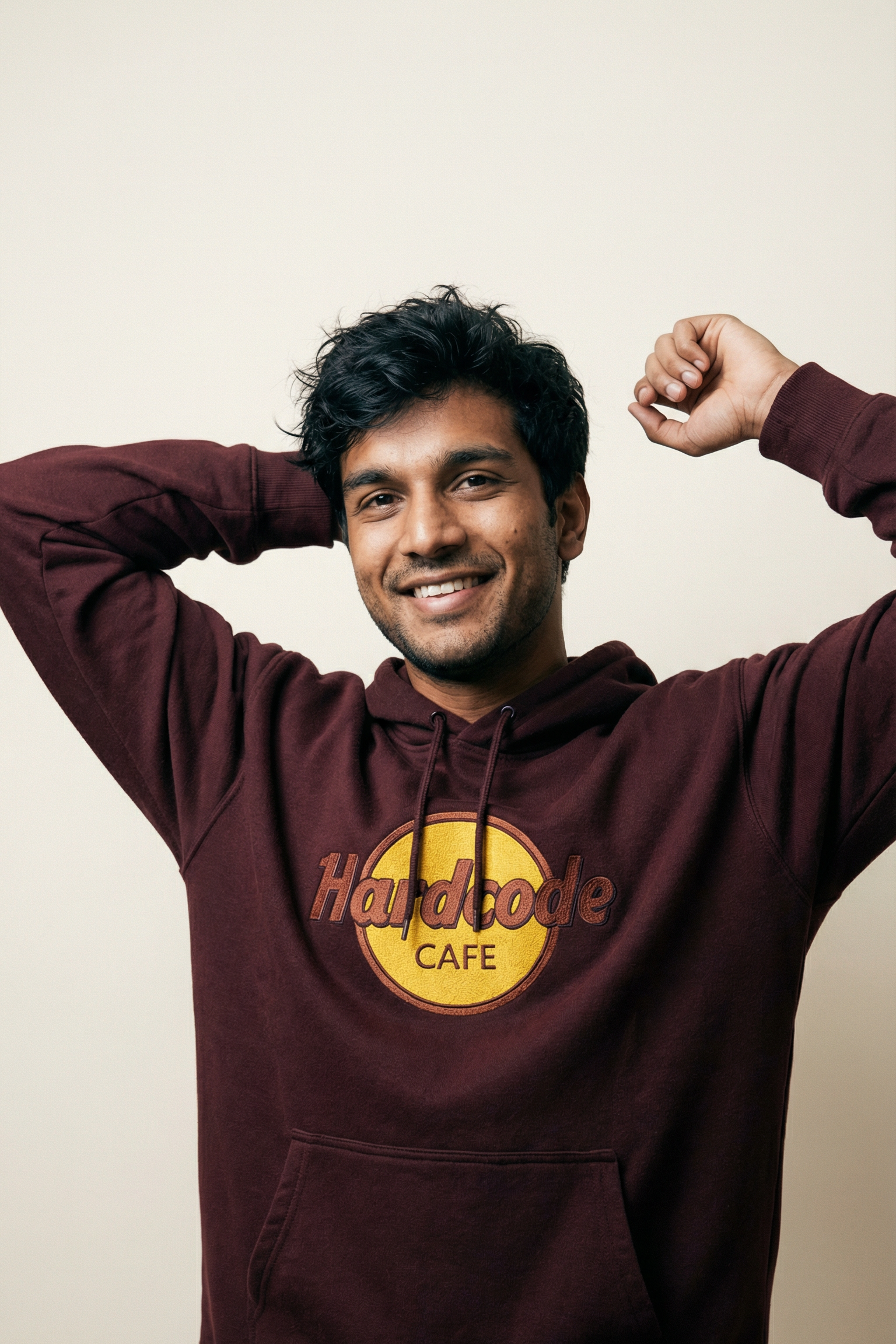 Hardcode Cafe - Unisex Oversized Hoodie