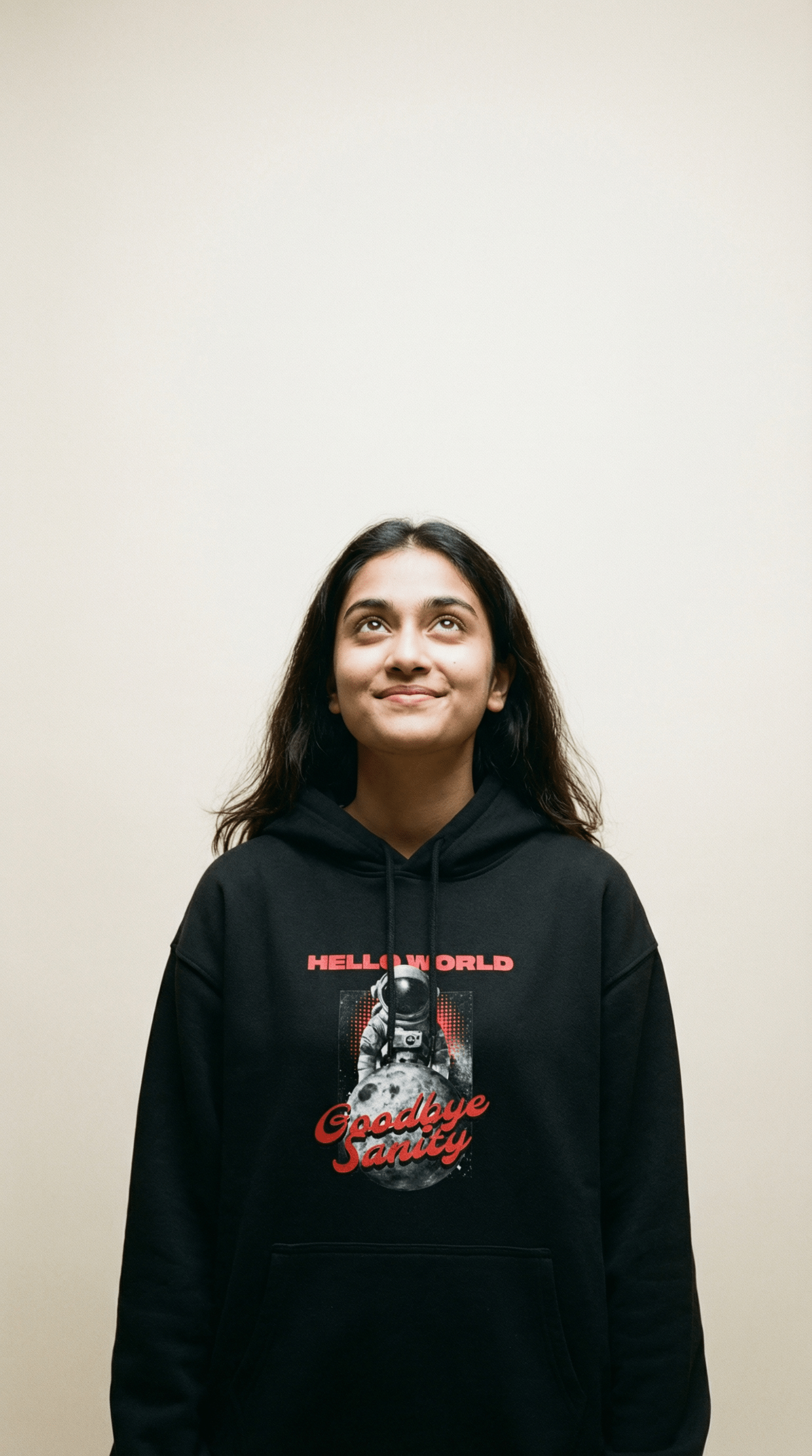 Hello World Goodbye Sanity - Unisex Oversized Hoodie