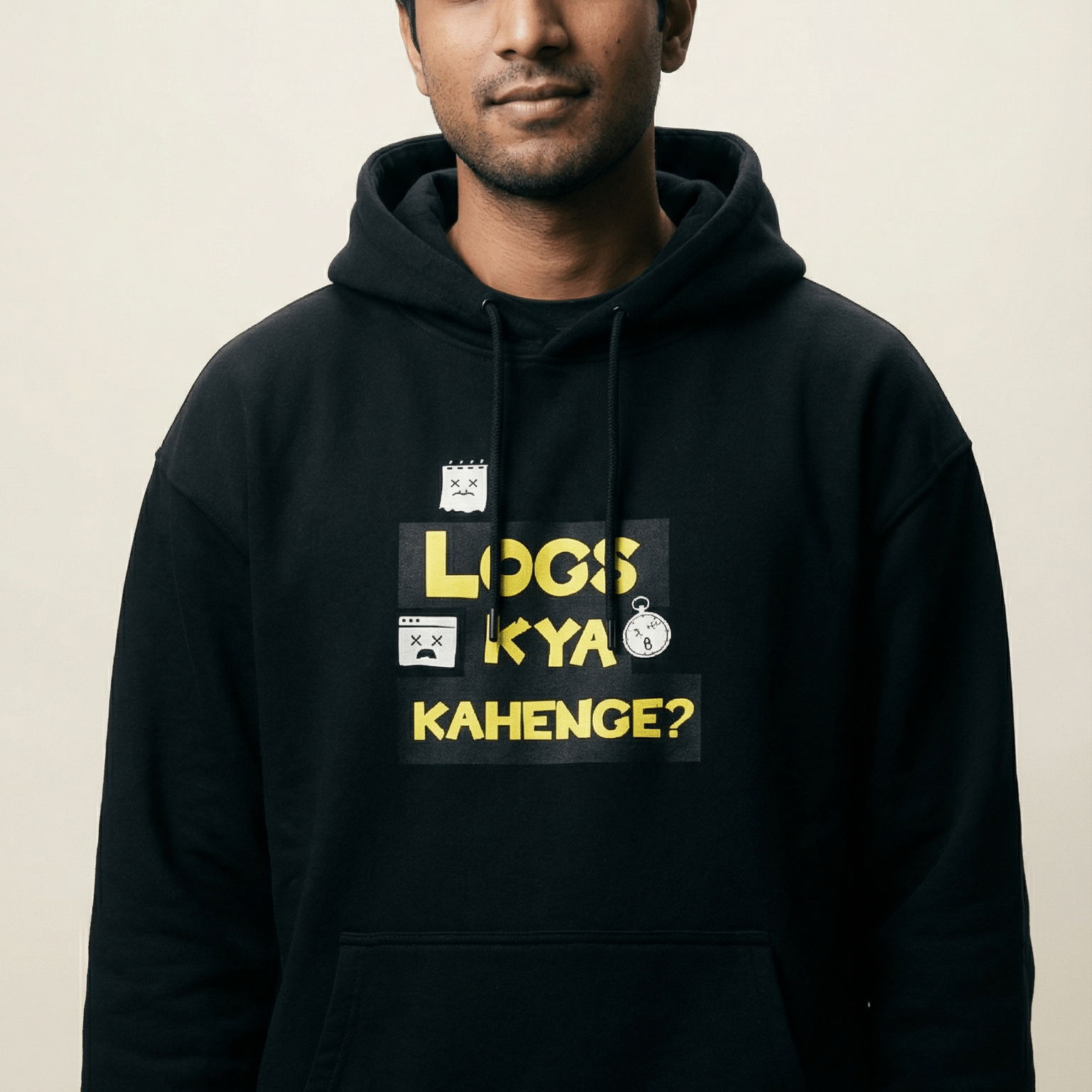 Logs Kya Kahenge? - Unisex Oversized Hoodie