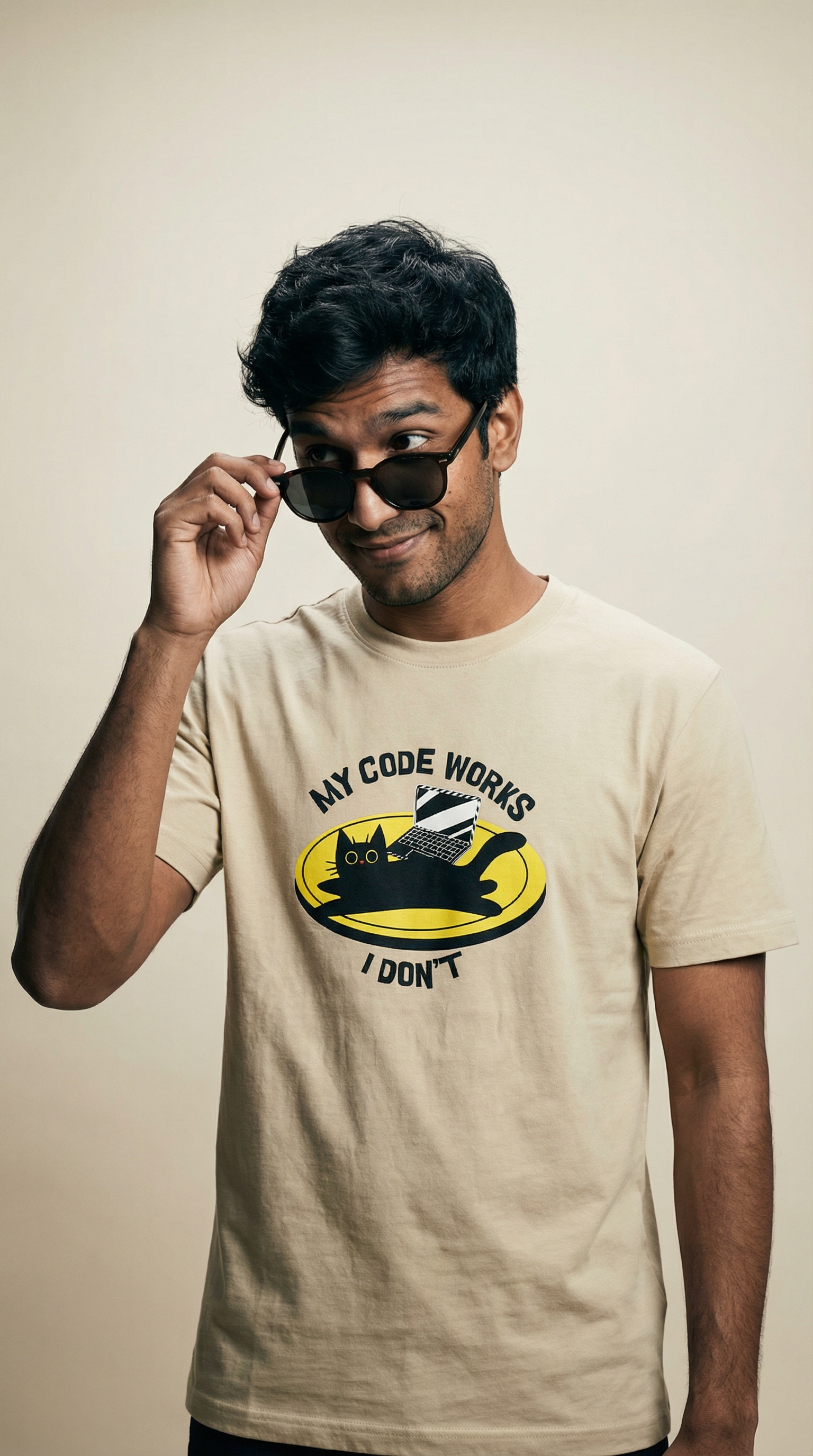 My Code Works, I Don’t – Funny Programmer Unisex T-Shirt