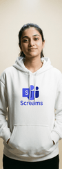 Screams - Funny Unisex Oversized Hoodie